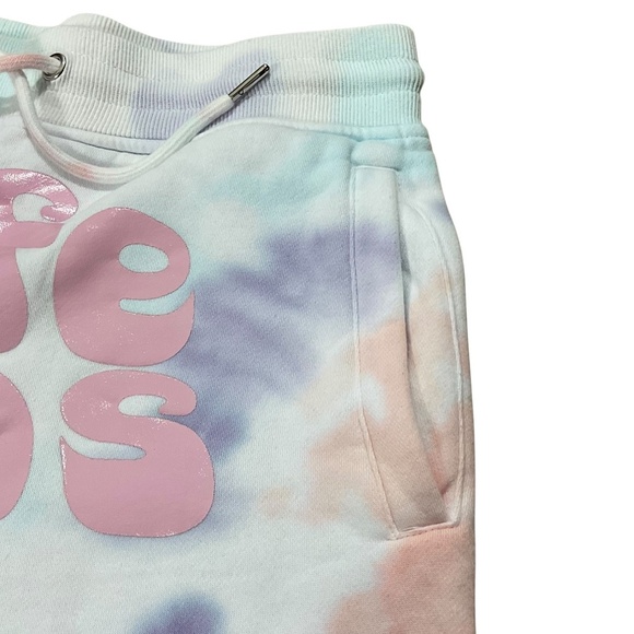 Chris D’Elia Life Rips Tie-Dye Sweat Shorts Size Medium Pastel Pullover Shorts - Picture 4 of 7